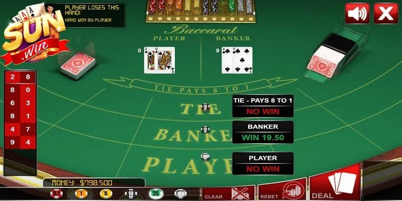 Luật chơi Baccarat Sunwin cơ bản giúp cược thủ nhập cuộc nhanh