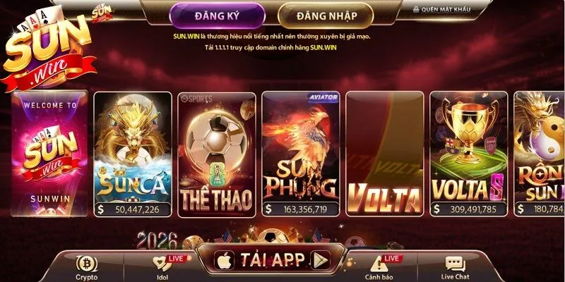 Khi truy cập hệ thống Sunwin anh em hãy cập nhập app mới nhất